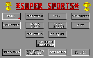 Super Sports atari screenshot